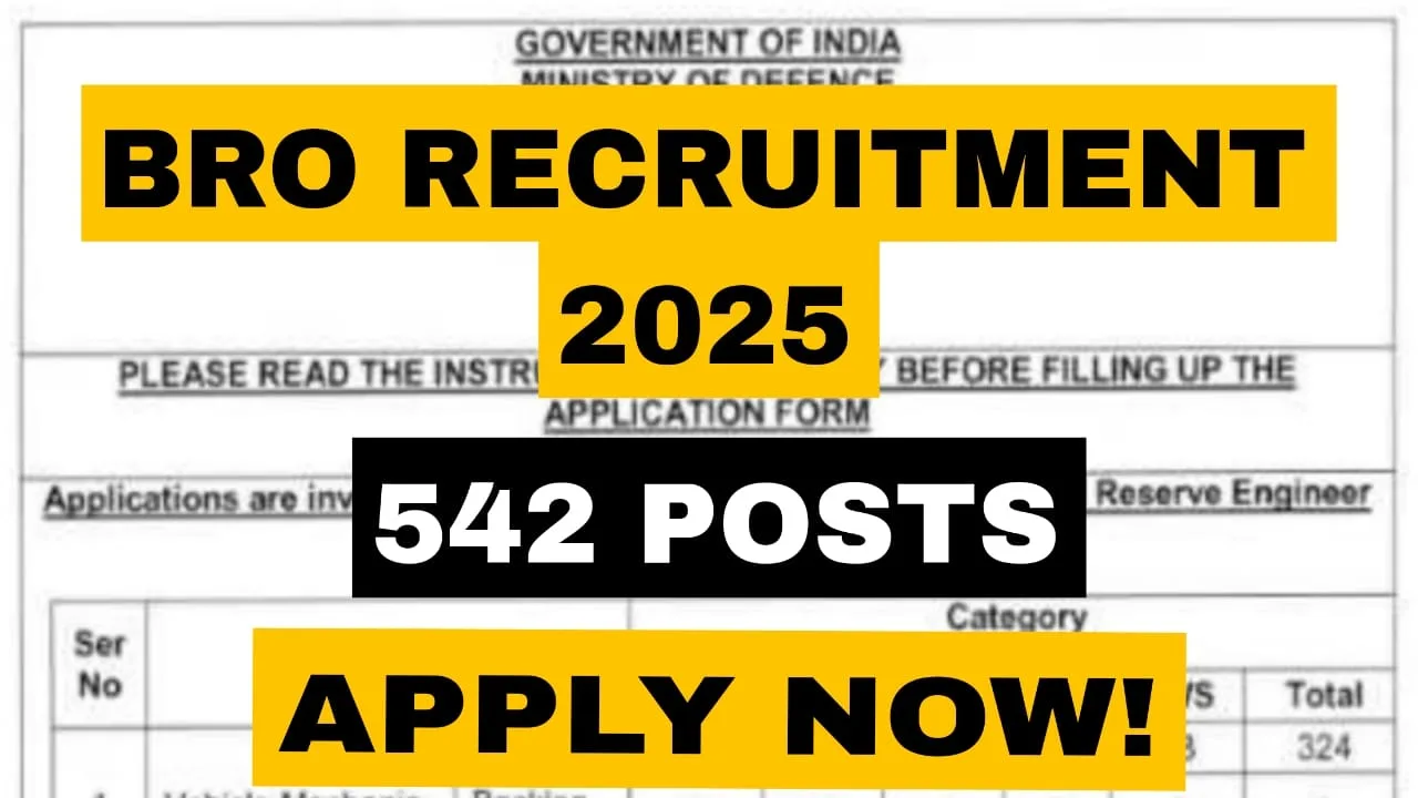 BRO Recruitment 2025